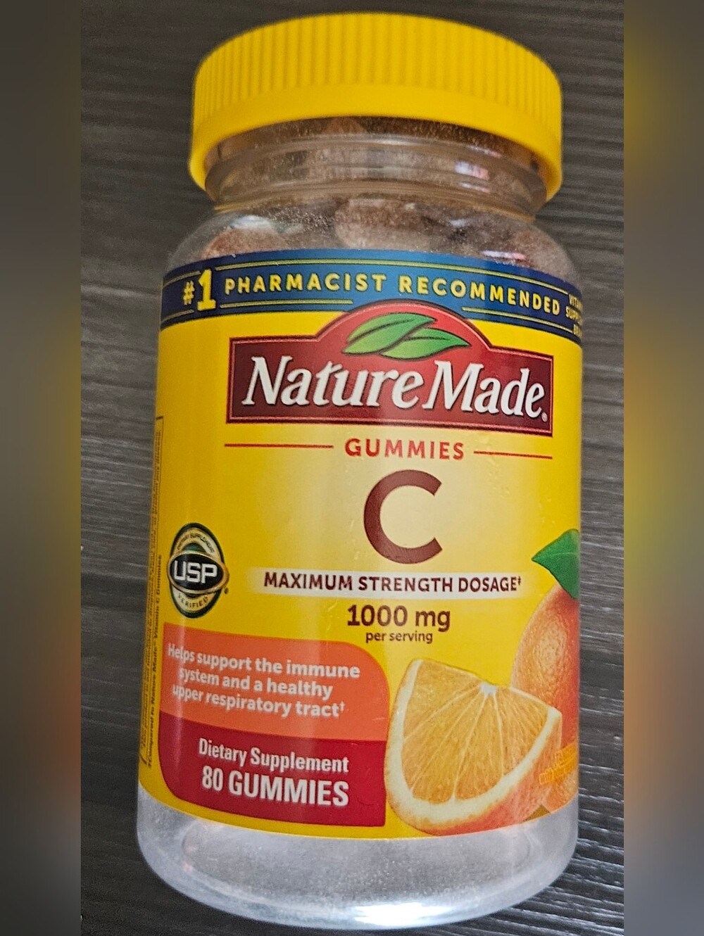 Vitamin C Gummies — Orange (80 Gummies)